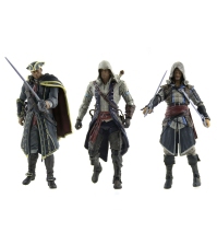 Набор фигурок Assassin's Creed: Edward Kenway, Haytham Kenway, Connor