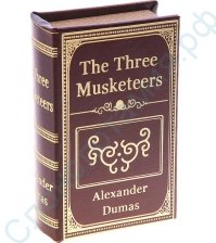 Книга сейф с ключом Три мушкетера