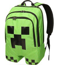 Школьный текстильный рюкзак Крипер Майнкрафт