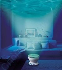 Проектор ночник волн океана с музыкой
