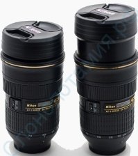Кружка термос объектив Nikon 24-70 mm Zoom