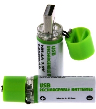 USB батарейки АА