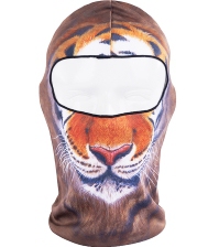 Лыжная маска балаклава с рисунком Тигр