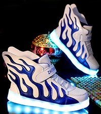 Светящиеся LED кроссовки с крыльями