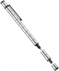 Магнитная ручка трансформер Polar Pen серебристая