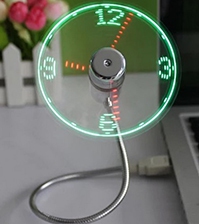 Часы вентилятор USB