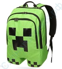 Школьный текстильный рюкзак Крипер Майнкрафт